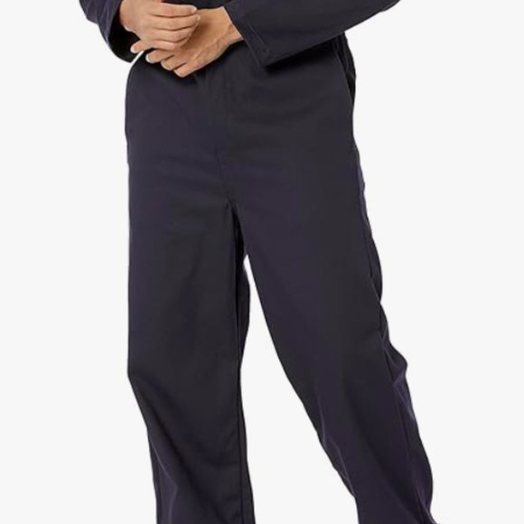 NEW Bulwark Flame Resistant Twill Cotton Coverall with Hemmed Sleeve Sz40 - Picture 3 of 4